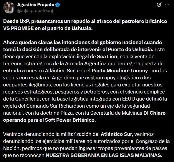 El kirchnerismo intentó instalar una violación de soberanía del Gobierno Nacional por una actividad aprobada y supervisada por el mismo kirchnerismo.