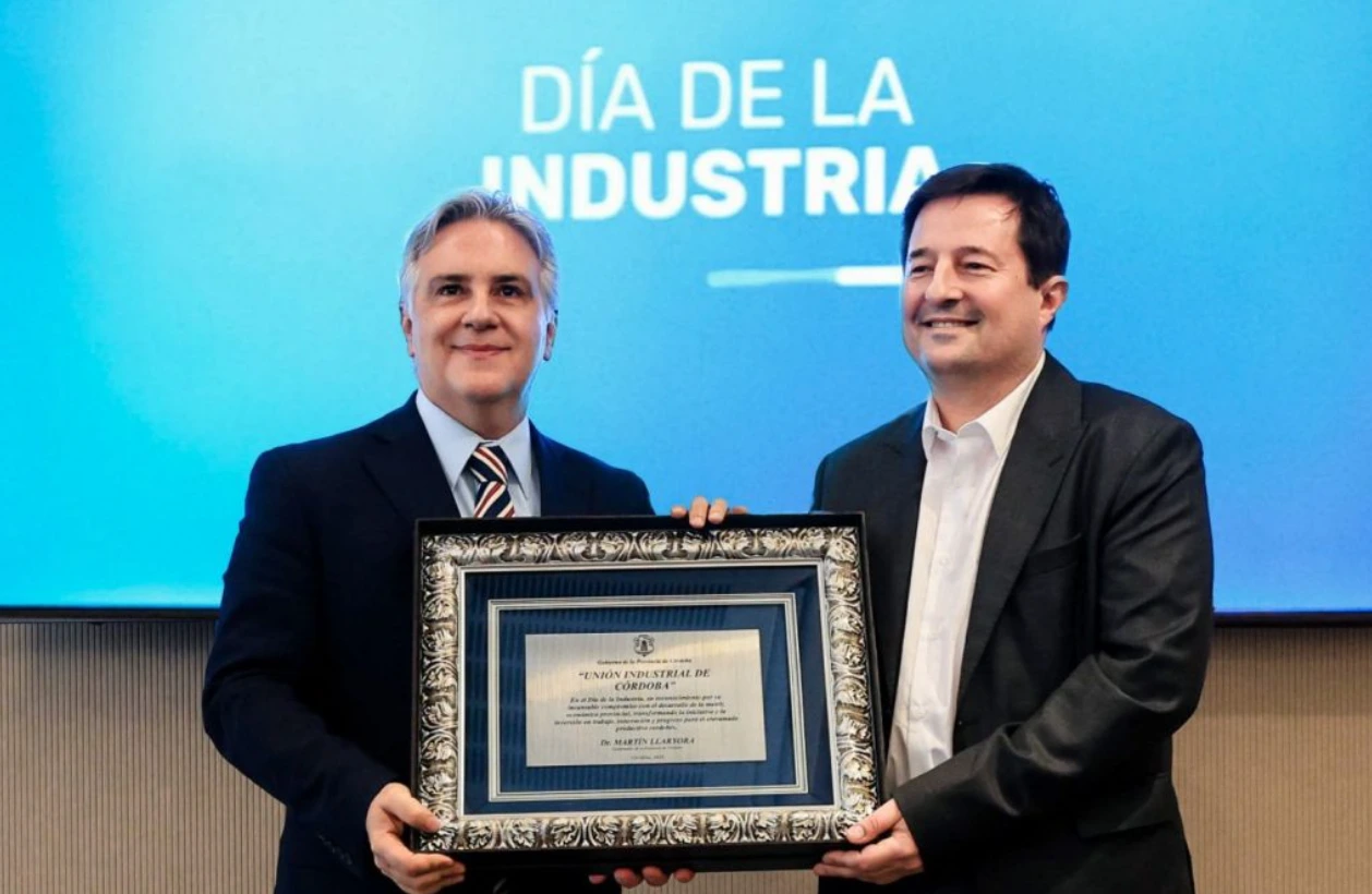 El anuncio fue realizado por el el gobernador Martín Llaryora en el marco de la celebración por el Día de la Industria