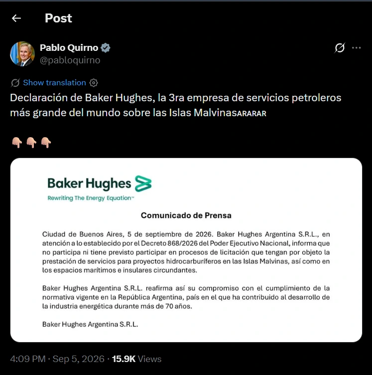 Pablo Quirno en X: