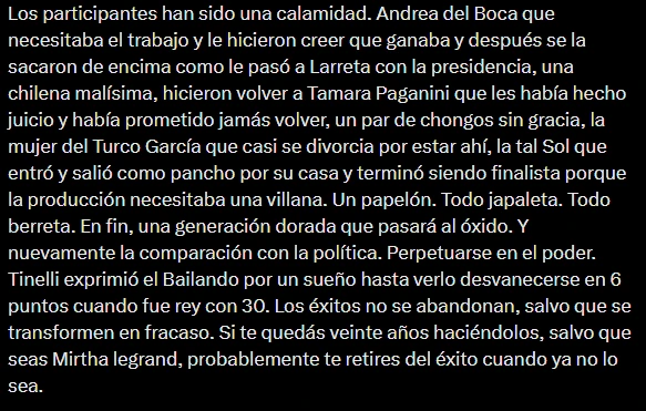 Rodrigo Lussich aseguró que el programa terminará como El Bailando