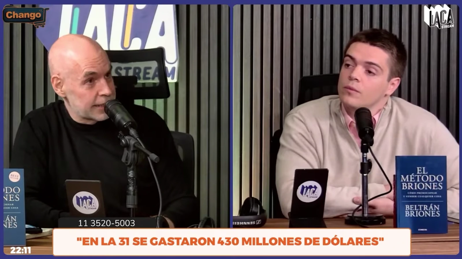 Debate Larreta y Briones