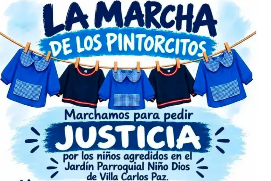 Un grupo de familias y vecinos autoconvocados organizó una movilización comunitaria denominada Marcha de Los Pintorcitos