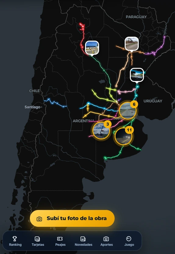 La página web.