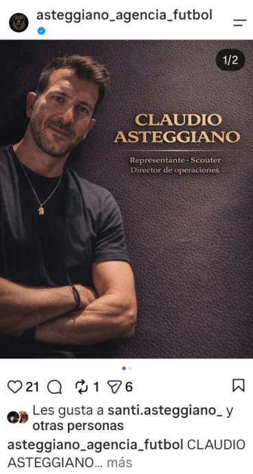 Claudio Asteggiano, el representante de futbolistas que estafó a un grupo de nueve jugadores