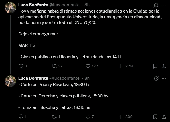 Militantes de Myriam Bregman ocupan la facultad como si fuera propia.