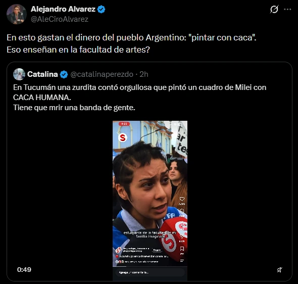 El subsecretario de políticas universitarias Alejandro Ciro Álvarez se refirió al caso.