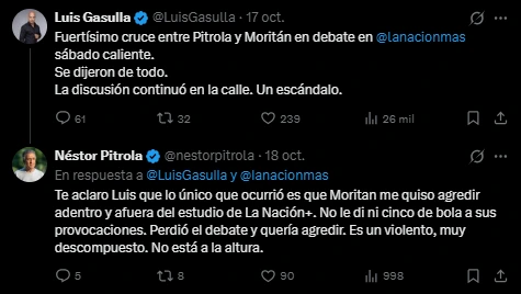 Néstor Pitrola en X