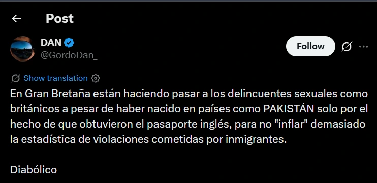 El Gordo Dan en X: