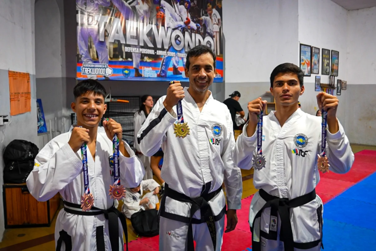 Un taekwondista cordobés se consagró campeón del mundo