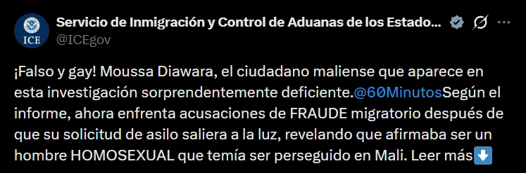 ICE en X: