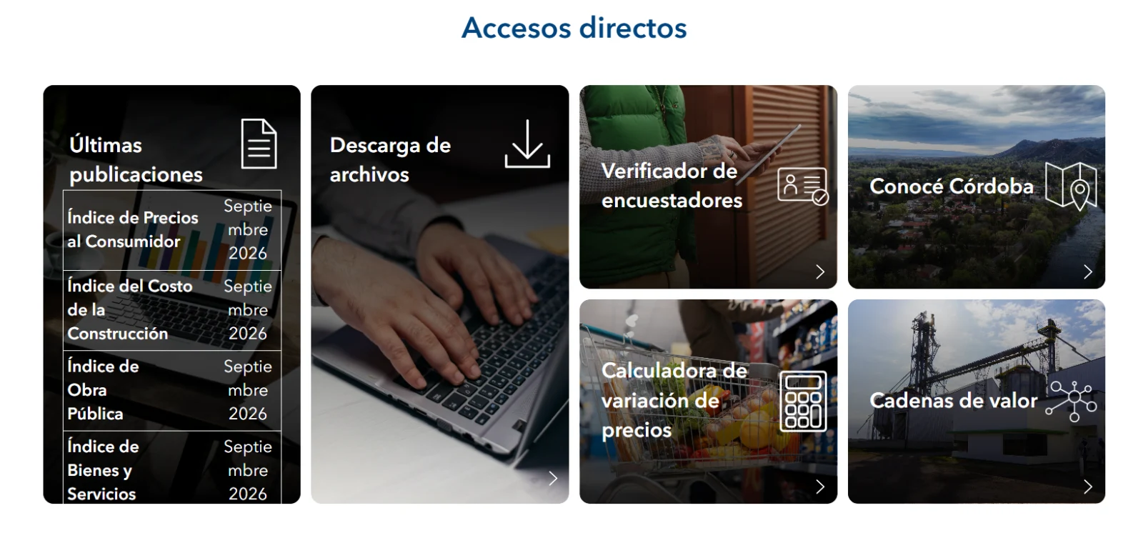 La iniciativa concentra en una única plataforma digital toda la información estadística de Córdoba