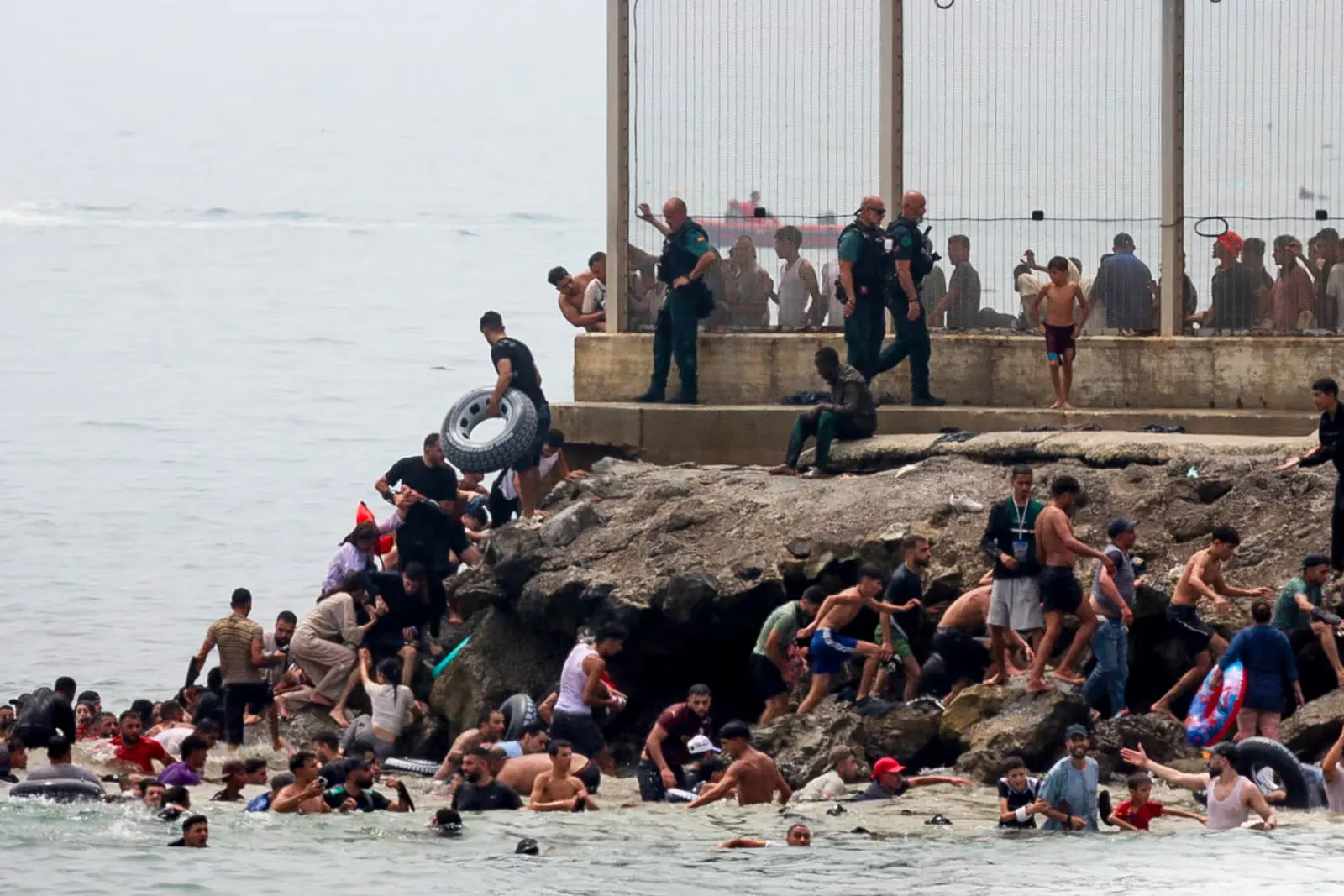 Many illegal immigrants from Morocco are still using mountain routes to evade controls