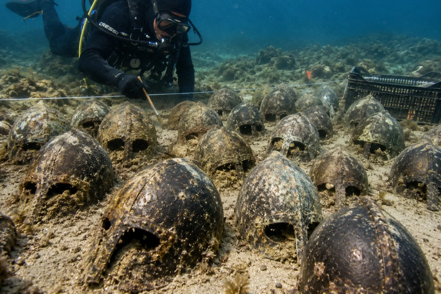 Cascos medievales hallados frente a la costa española fueron