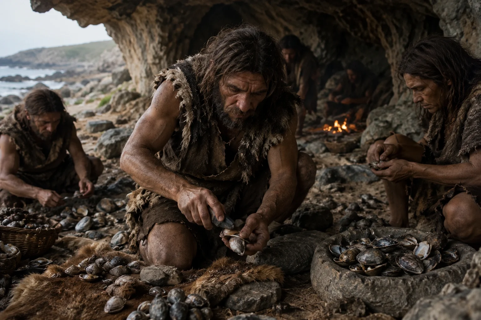 Descubren que los neandertales de España recolectaban mariscos según las estaciones