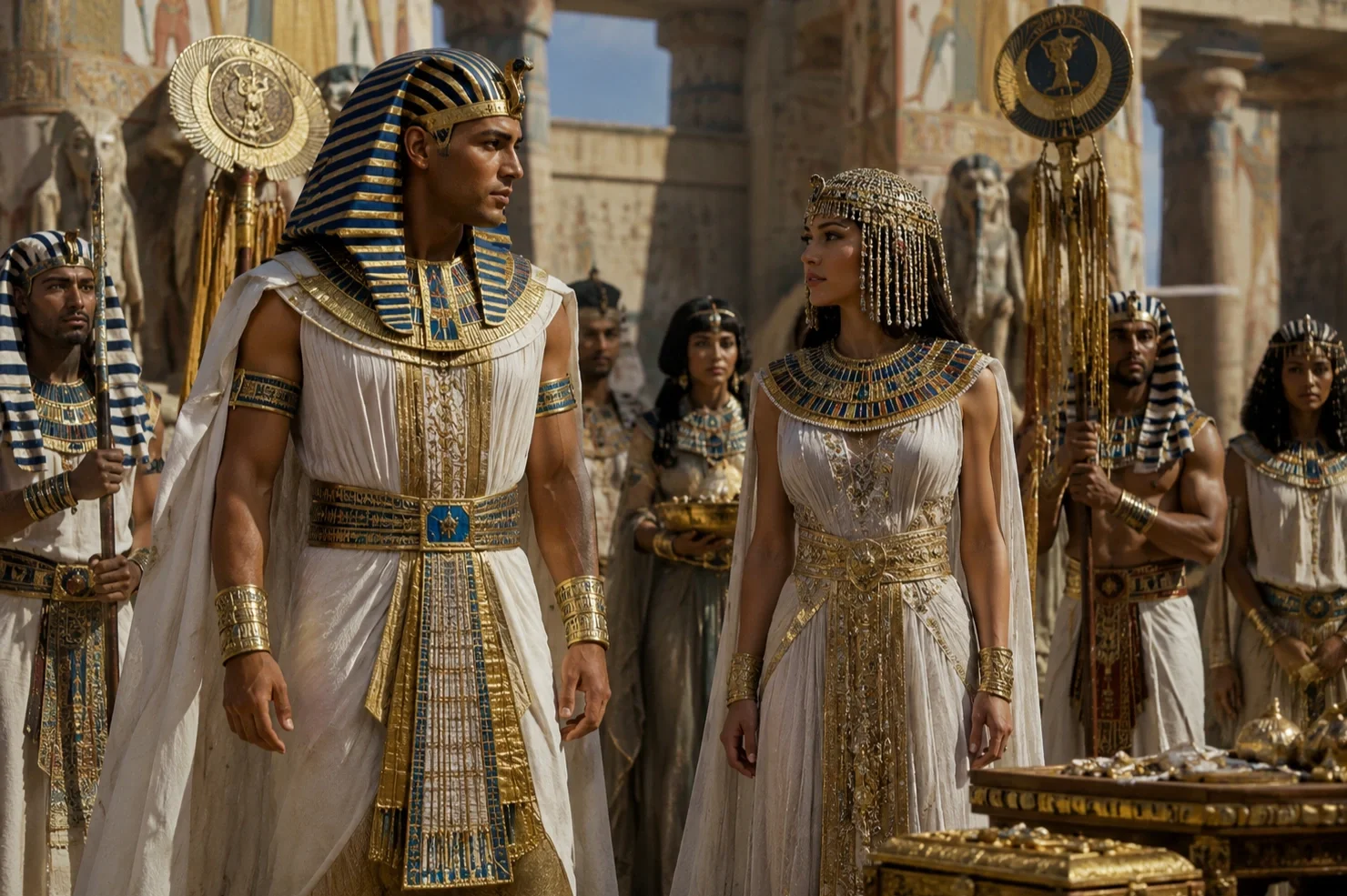 The marriage of Ramses II to the Hittite princess that sealed the peace