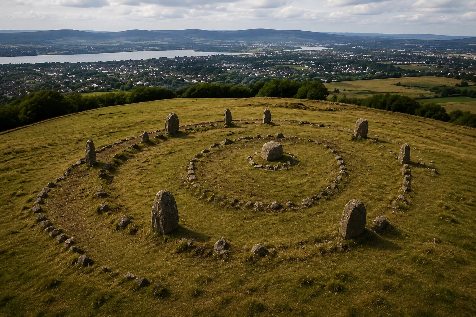 Descubren rastros de un círculo de piedras de 4.000 años cerca de Belfast