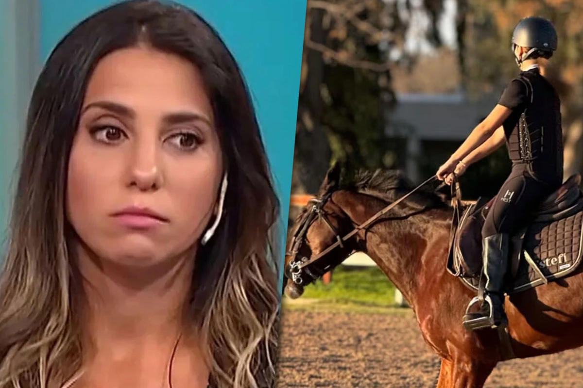 Cinthia Fernández mostró el accidente de su hija mientras hacía equitación