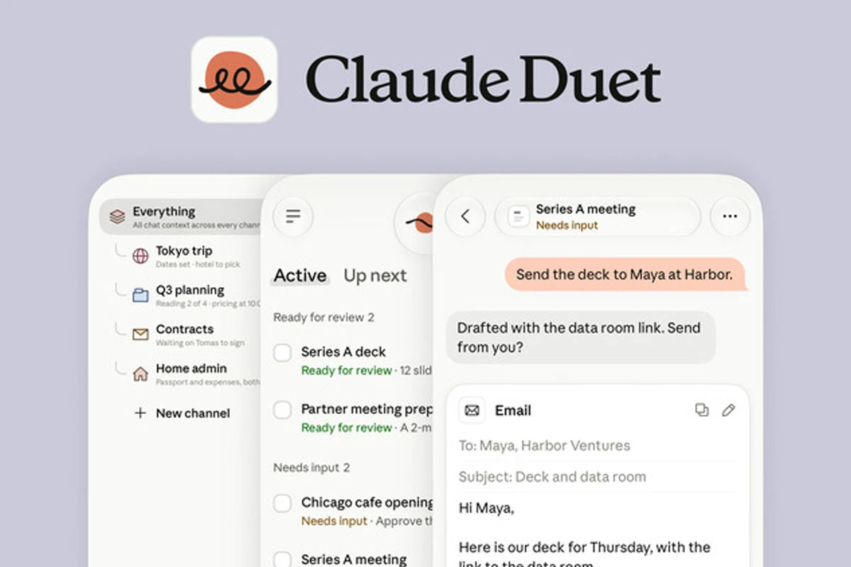 Anthropic presentó Claude Duet