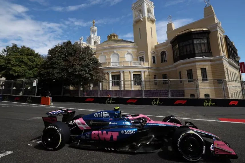 Franco Colapinto terminó 11° en la FP2 del GP de Azerbaiyán