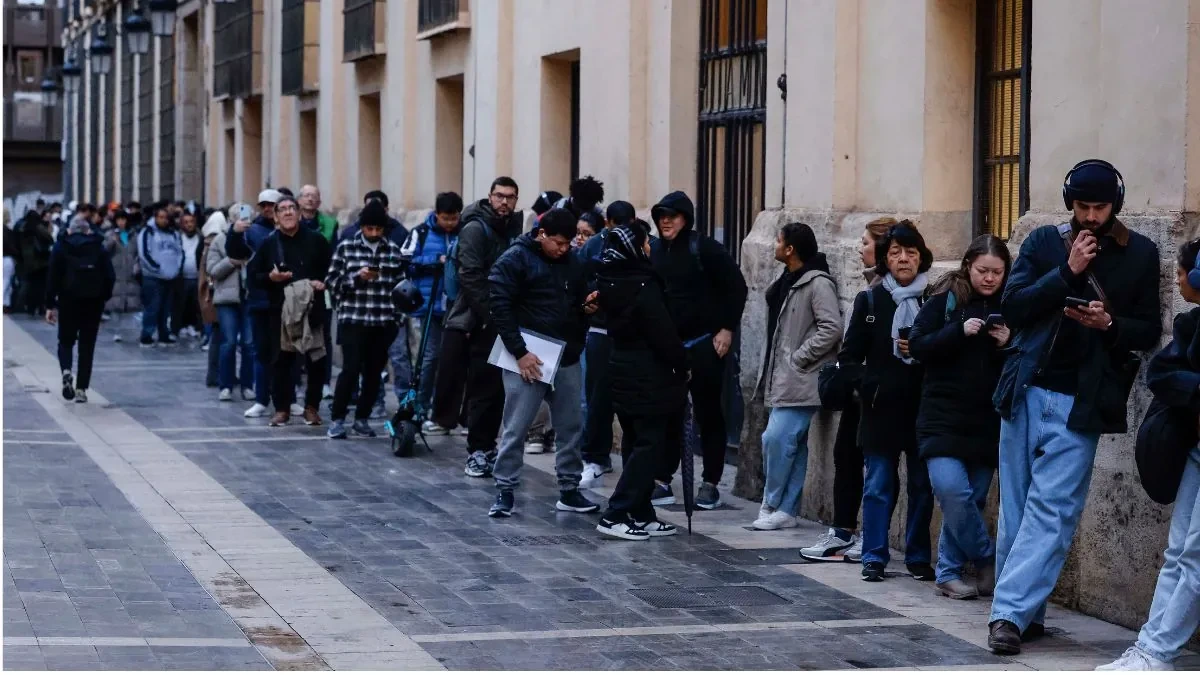 Inmigrantes en España.