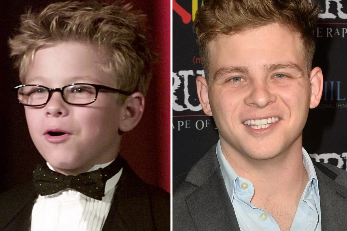 The before and after of the actor