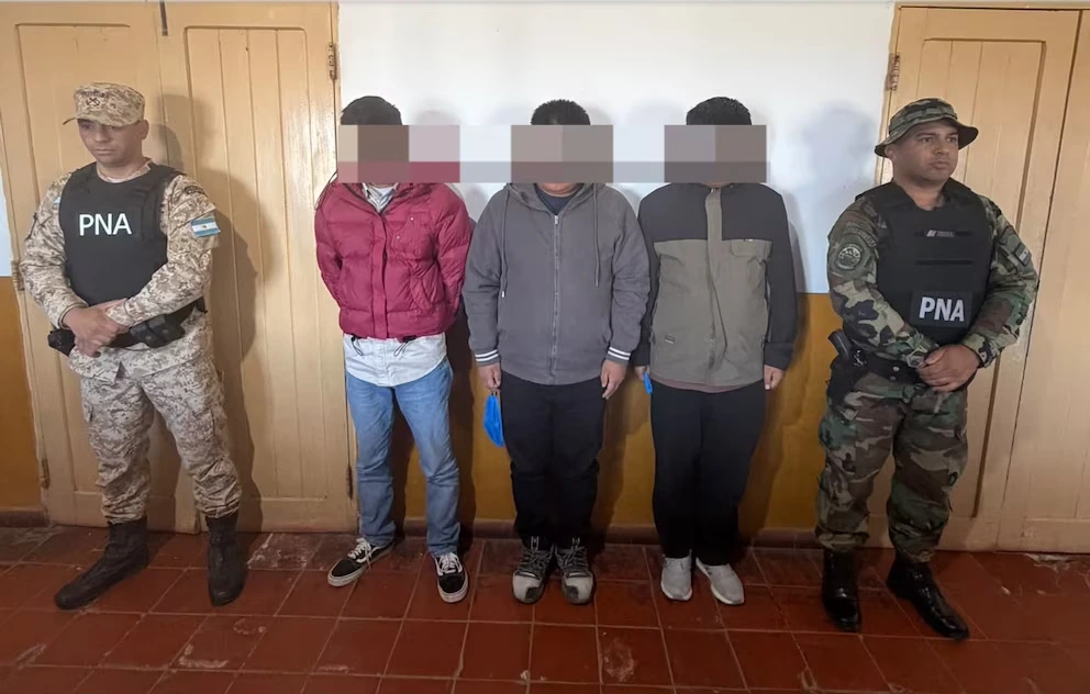 The detained illegal immigrants