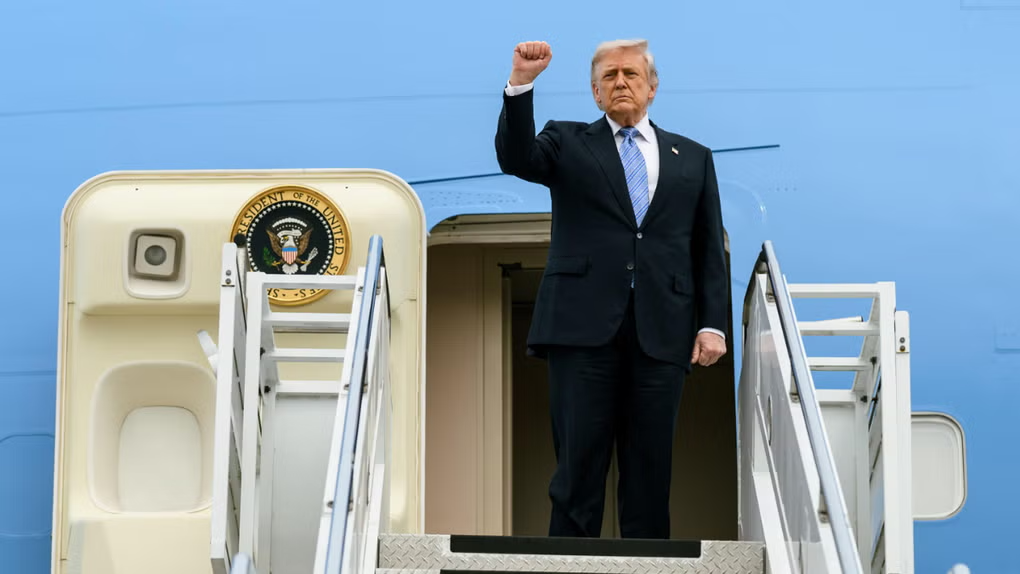 President Trump announced that the trip to China represented a huge victory in diplomatic and trade matters.