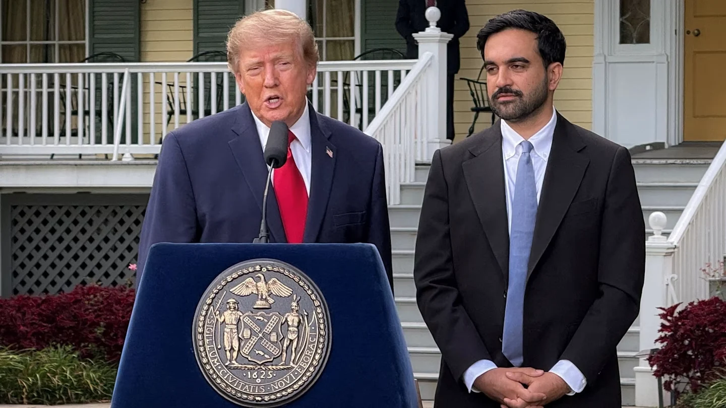The U.S. president expressed interest in a city project to build around 12,000 homes but did not announce a funding commitment
