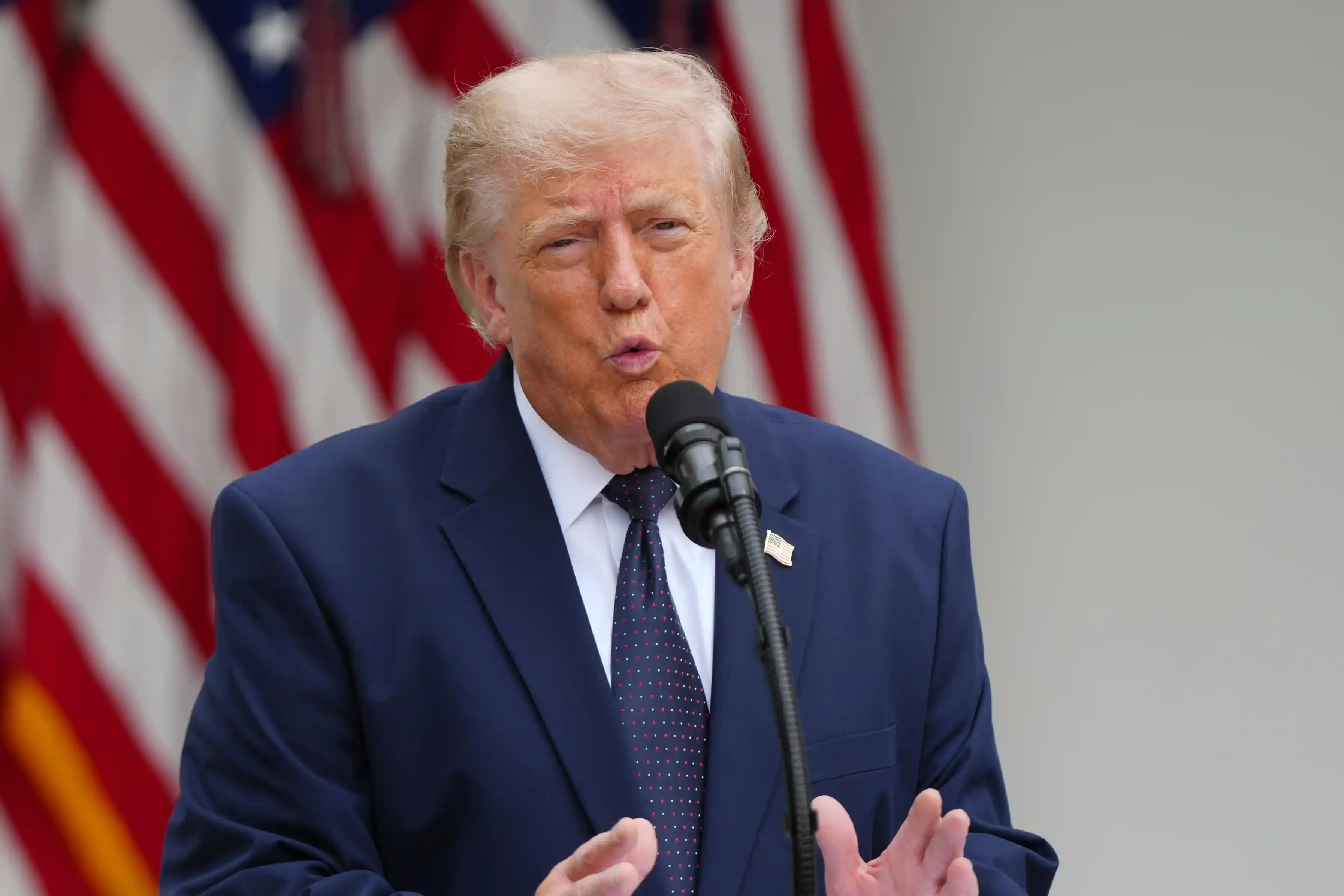 President Trump stated that Iran must abandon any nuclear ambitions in order to even sit down to negotiate
