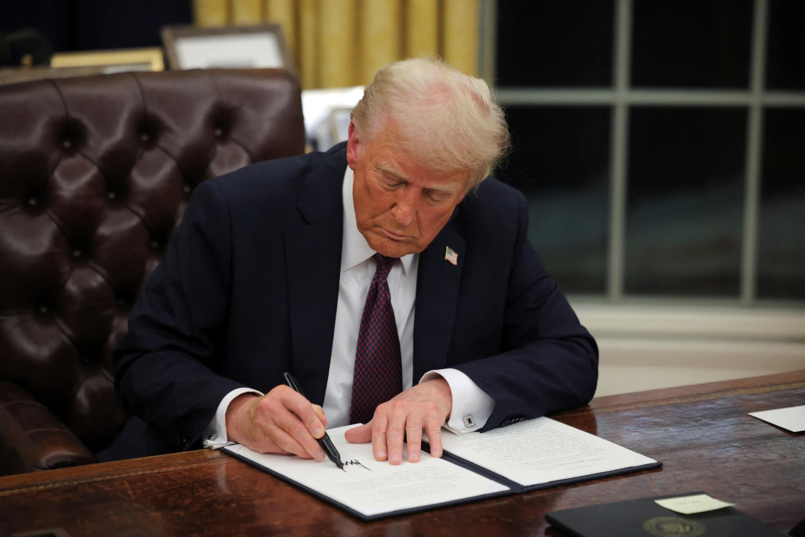 President Donald Trump signed a decree to space out vaccines in the childhood schedule