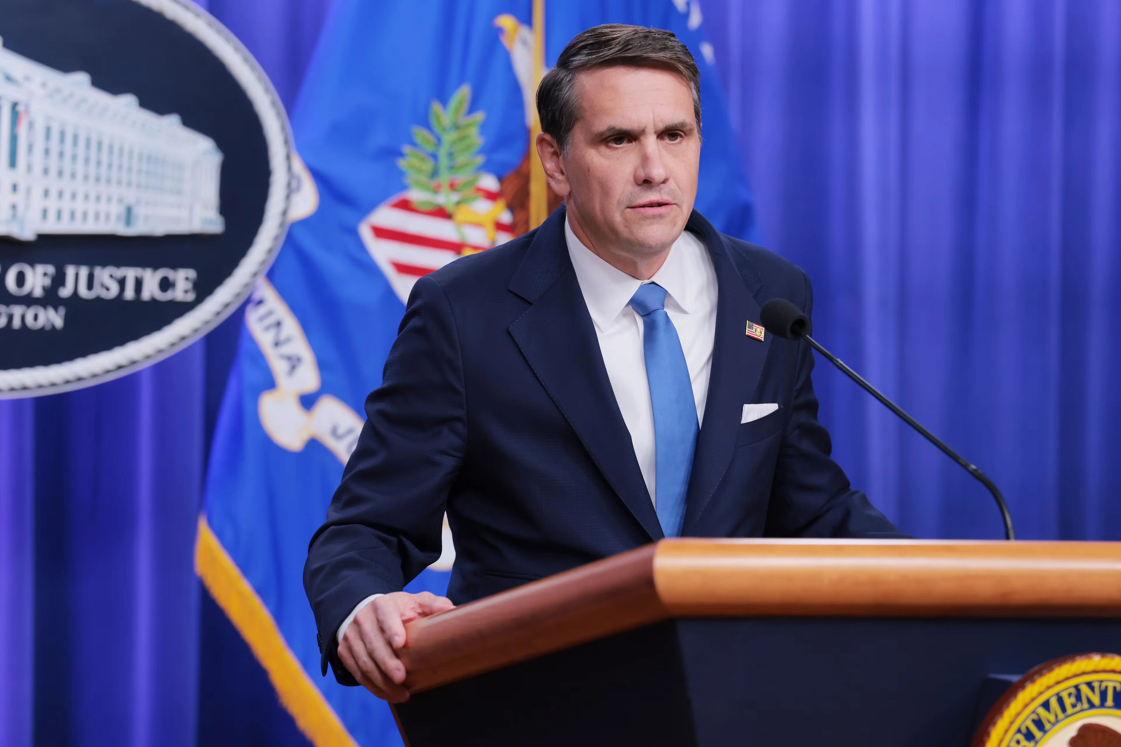 The United States Department of Justice, under the command of Todd Blanche, filed the indictment against the organization