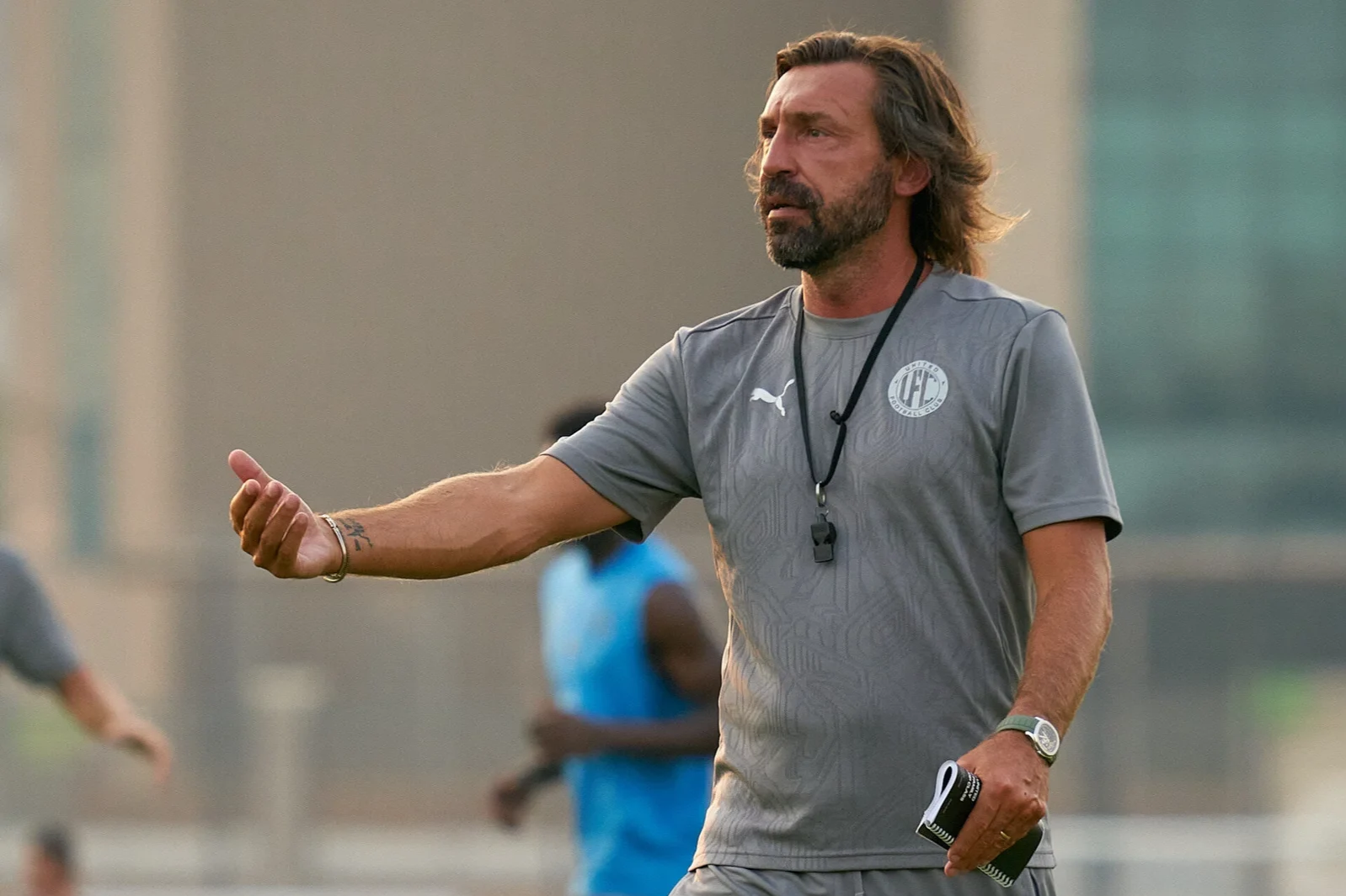 Unusual: Andrea Pirlo's arrival at the Italian National Team is in doubt due to his connection with a Russian betting house