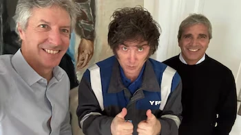 Bausilli, Milei y Caputo