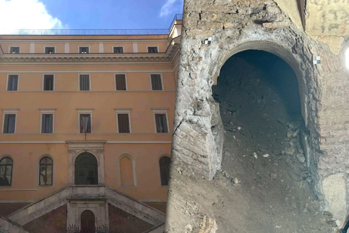 A luxurious Roman house dating back 1,800 years has been discovered beneath the gym of a school.