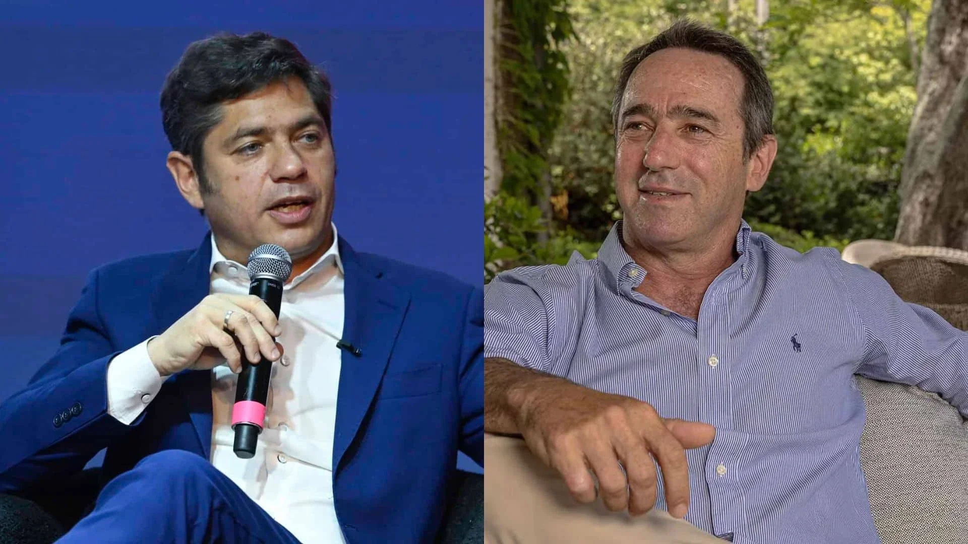 Axel Kicillof and Marcos Galperin.