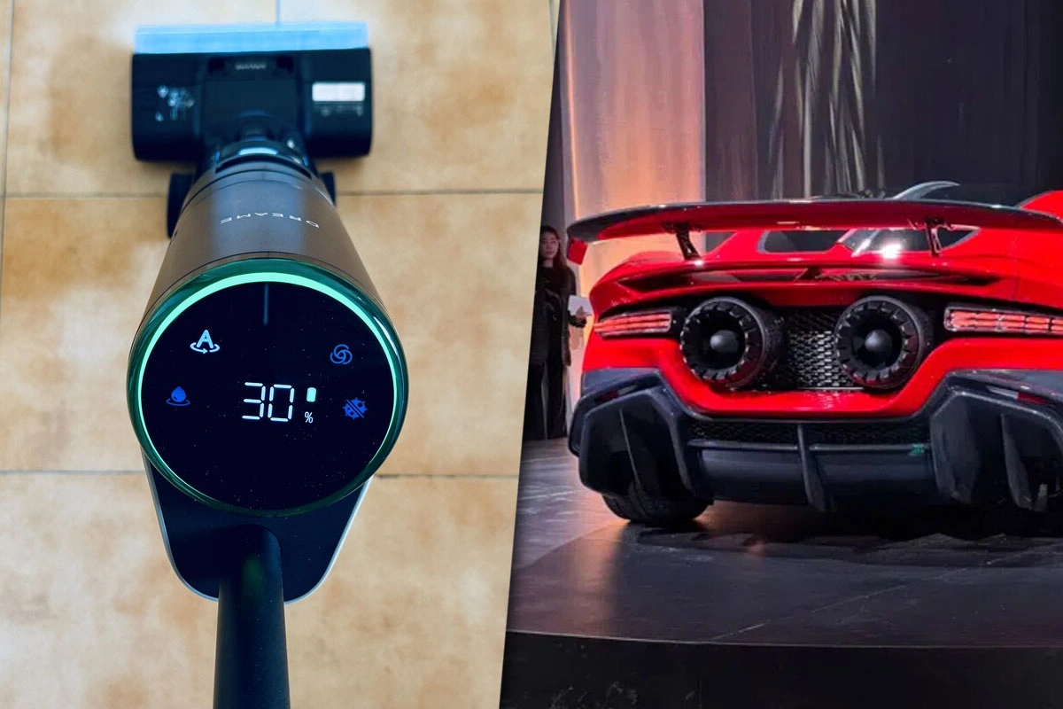 Una marca de aspiradoras presentó un auto con cohetes: promete acelerar de 0 a 100 en 0,9 segundos