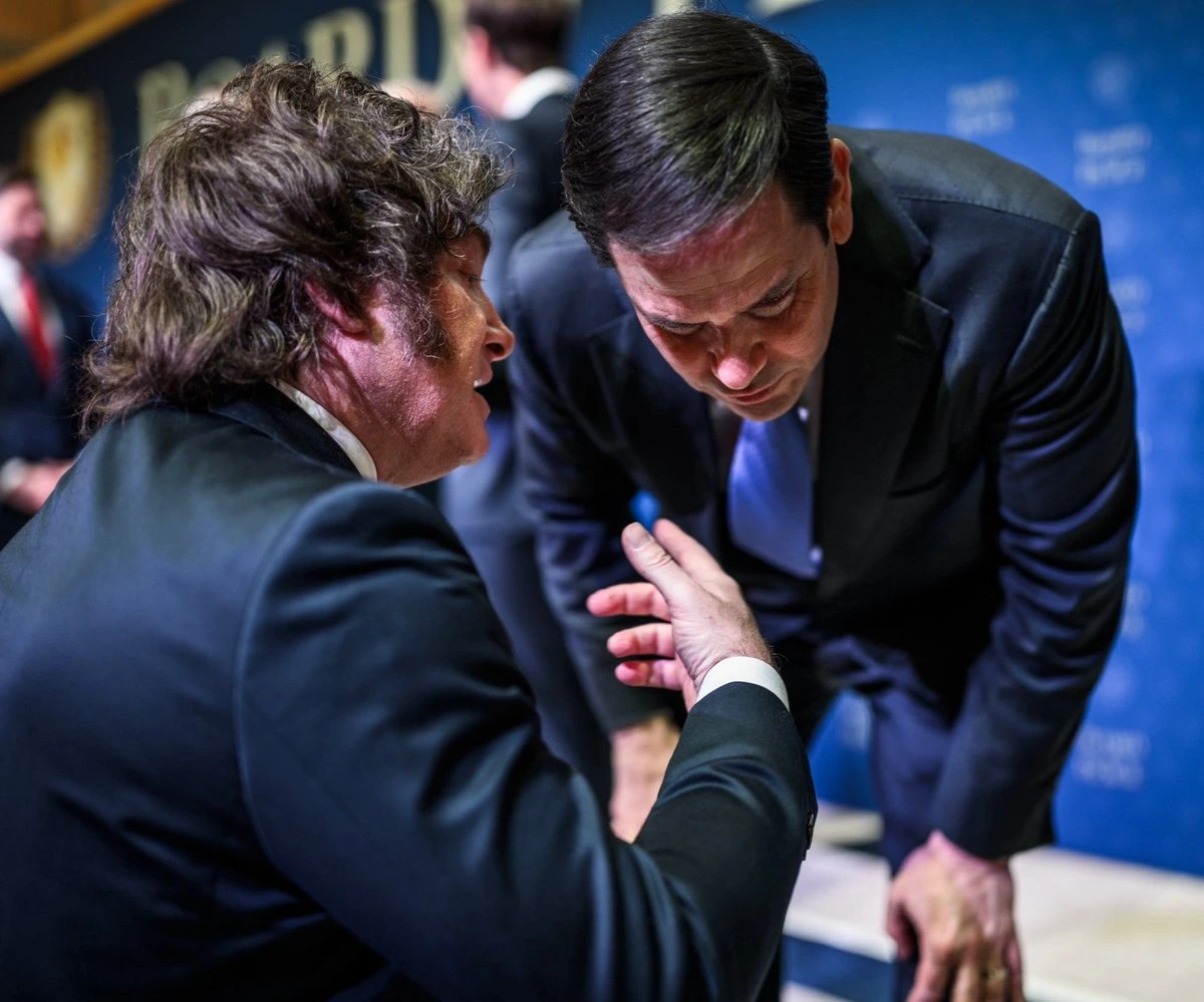 Javier Milei y Marco Rubio.
