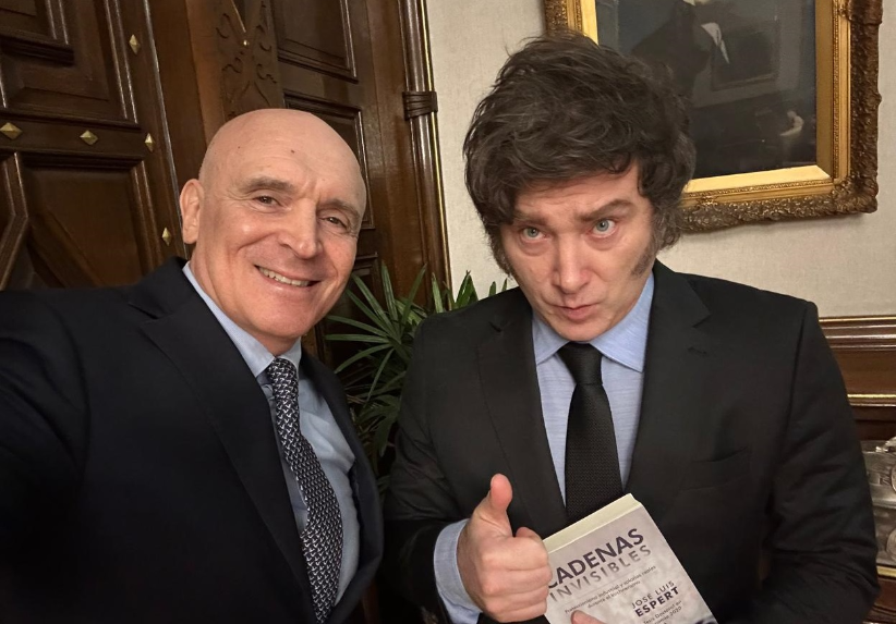 Javier Milei y Espert.