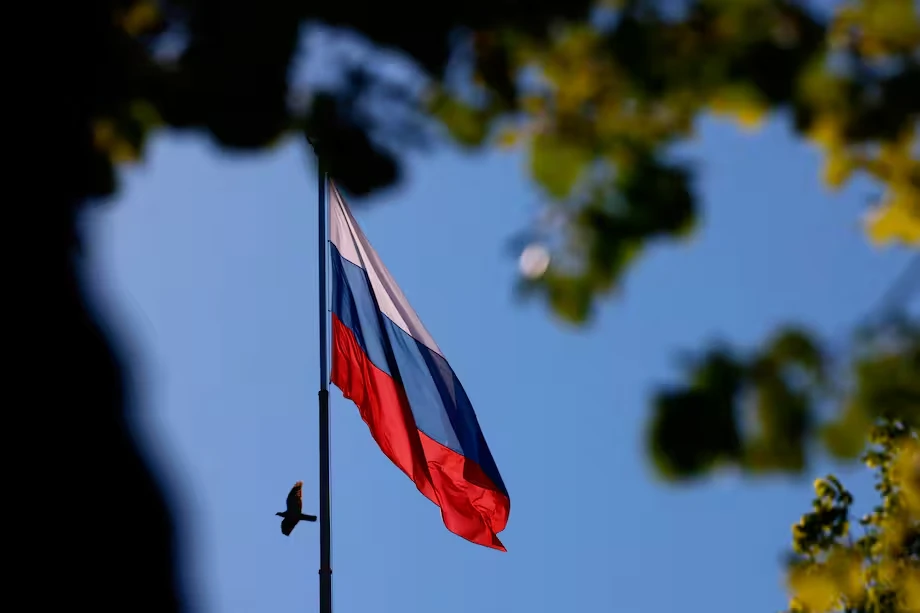 La bandera rusa.