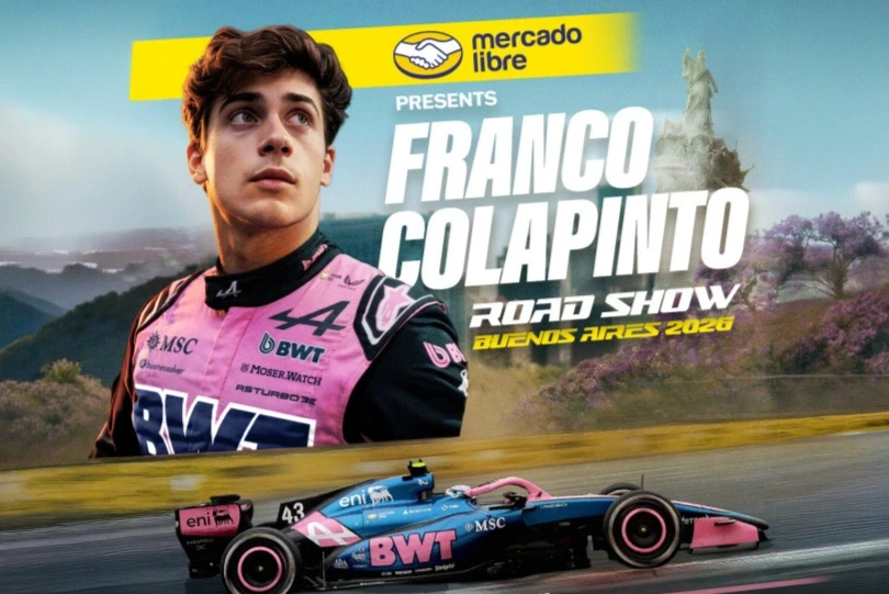 Franco Colapinto Road Show: todos los horarios y detalles de la exhibición