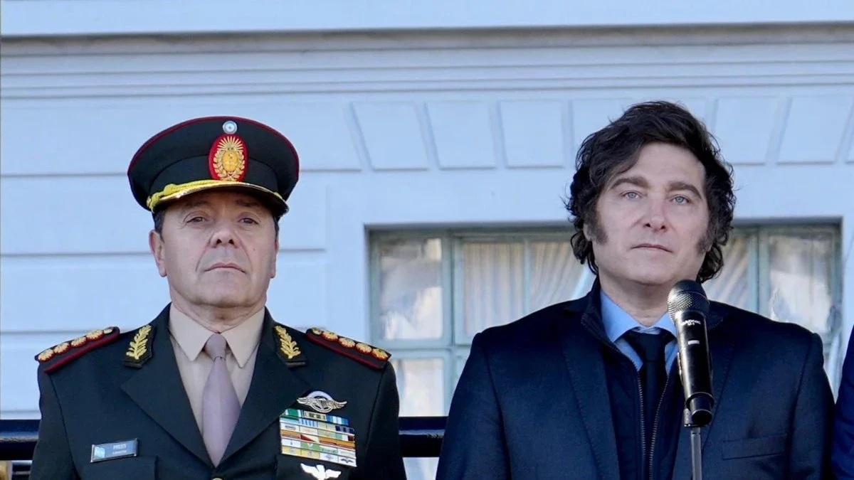 Javier Milei y Carlos Presti.