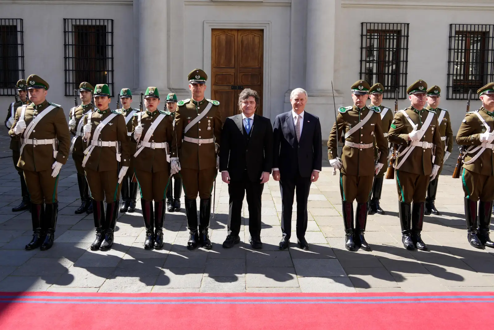Javier Milei y José Antonio Kast.