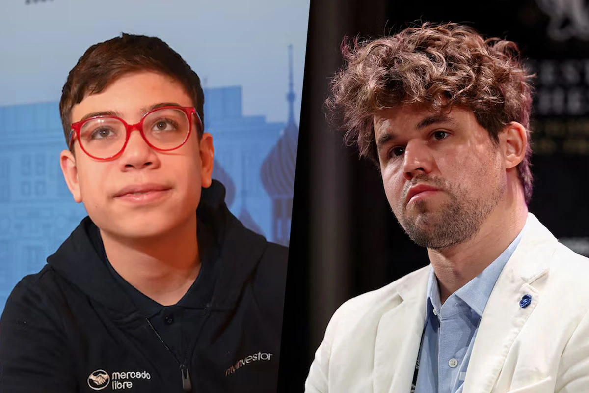Faustino Oro le ganó a Magnus Carlsen y volvió a hacer historia en ajedrez