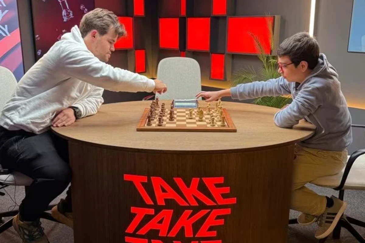 La anterior victoria de Faustino Oro contra Magnus Carlsen