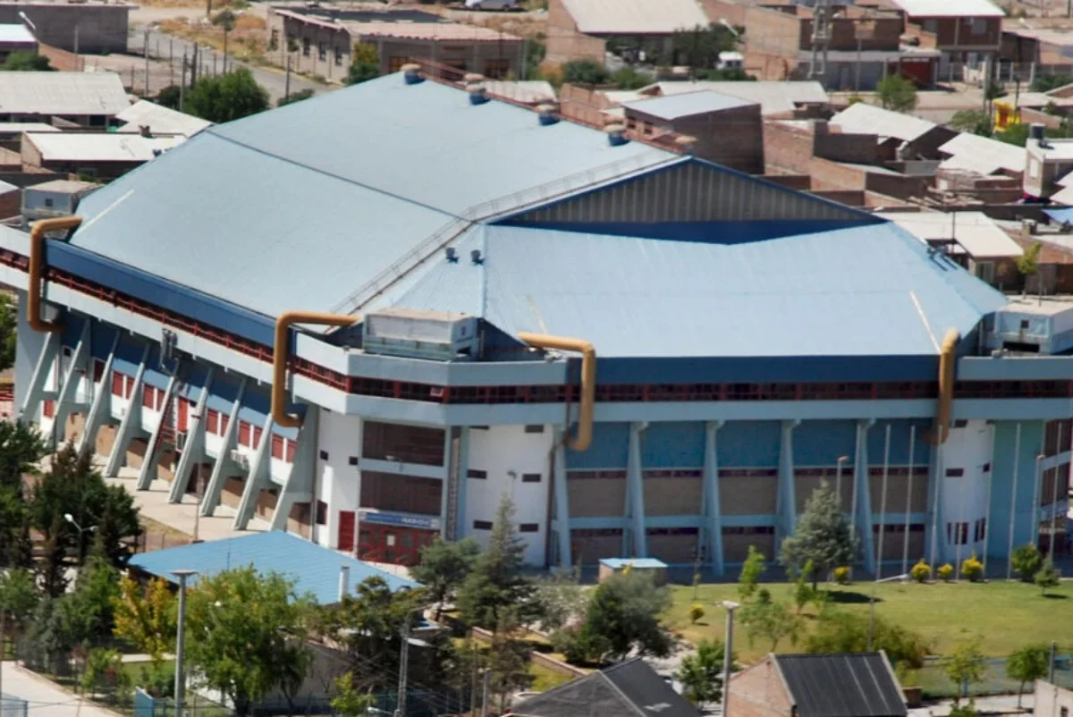 El estadio Ruca Che por fuera