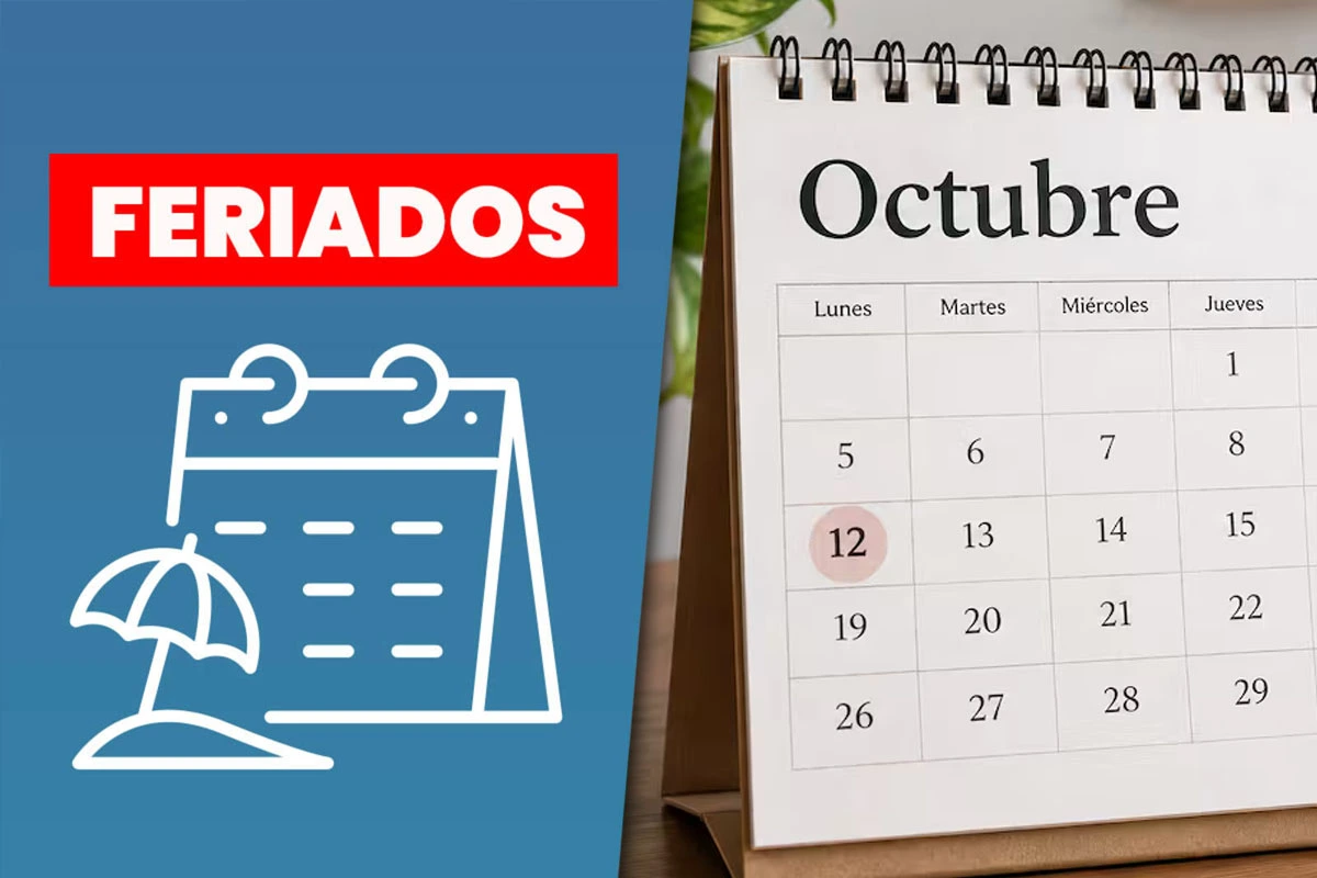 Feriados de octubre 2026: cuándo será el próximo fin de semana largo