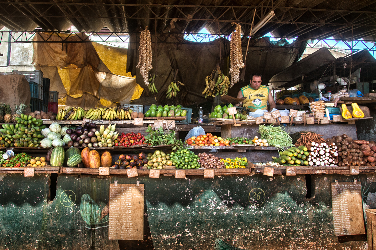 Mercado agrícola cubano