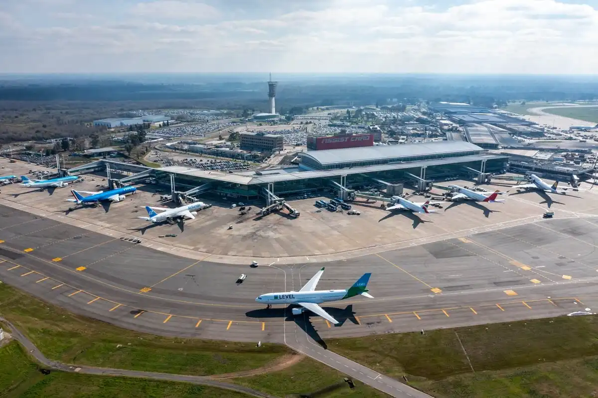 El aeropuerto internacional de Ezeiza.
