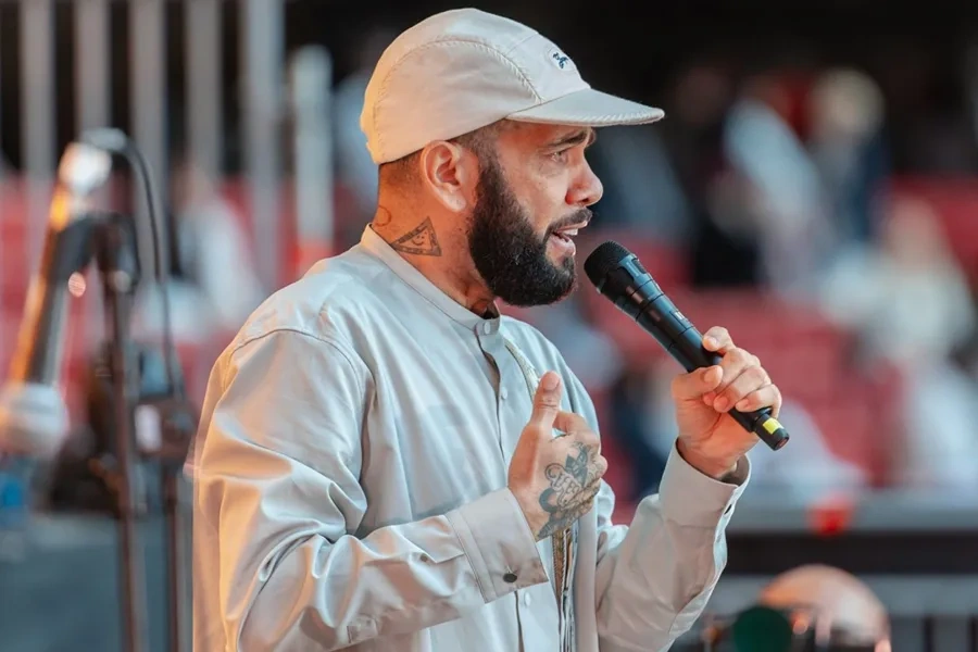 Dani Alves reapareció como predicador religioso tras haber estado preso: 'En la cárcel Cristo me hizo libre'