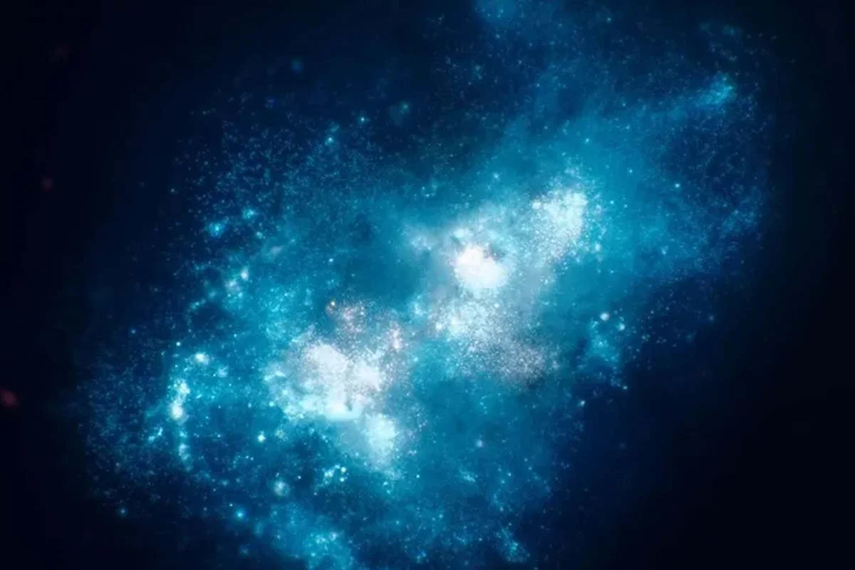 Cómo identificó Hubble la luz ultravioleta de MXDFz4.4